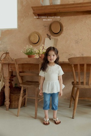 [MELIKEY] Capri Denim Pants / [미라이키] 카프리데님팬츠