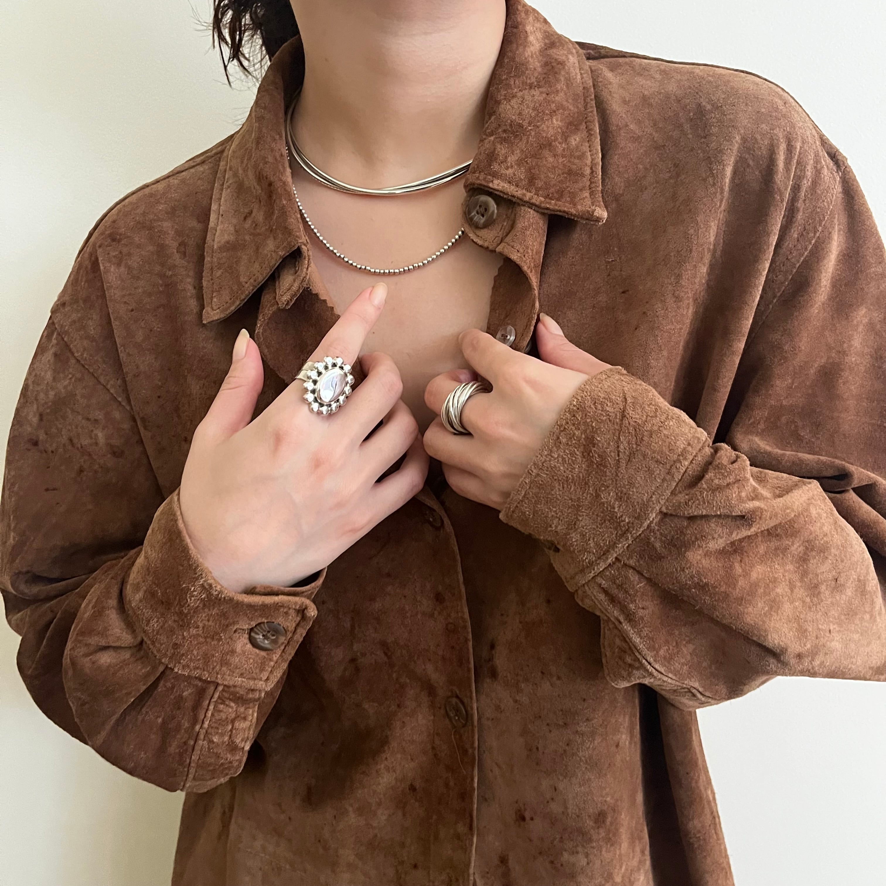 Silver flower ring from Mexico | BASENOTES