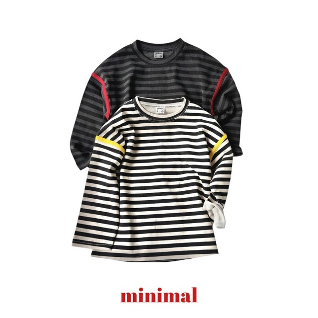 【取寄】minimal｜pig line tee (mom)｜ピッグラインT（ママ）｜FREE｜adult｜26 spring