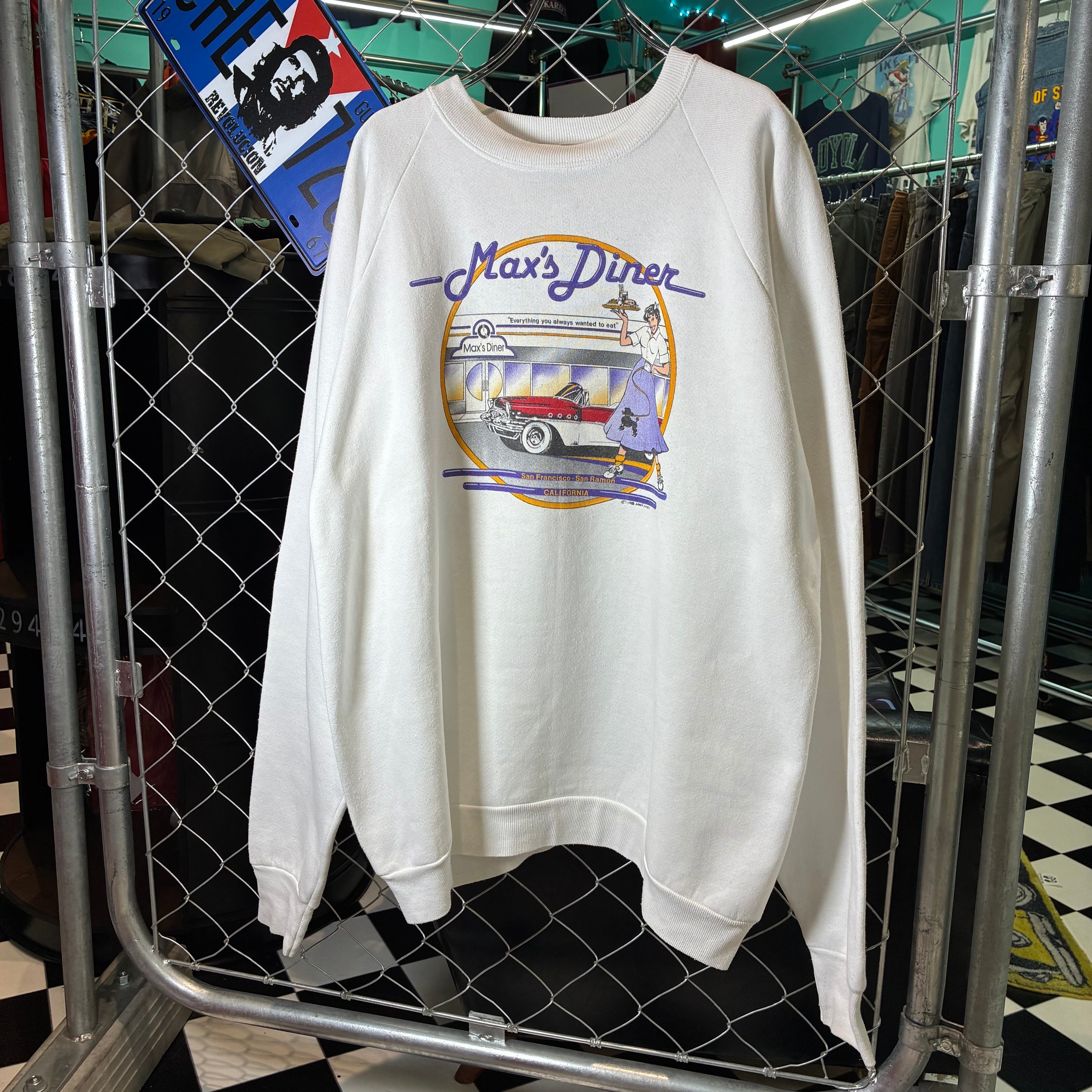 80s FRUIT OF THE LOOM アメリカンダイナー ピンナップガール ラグラン