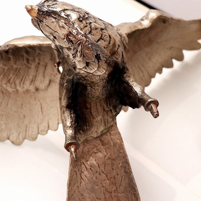 金属製・鷲・鷹・鳶・置物・No.170804-01・梱包サイズ180 | リサイクル