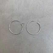 big hoop pierce/silver