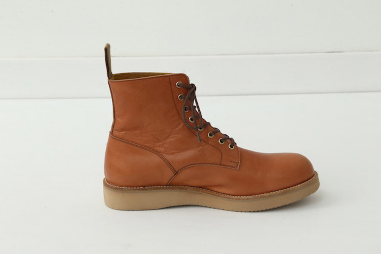 LACE UP BOOTS (WEDGE SOLE)