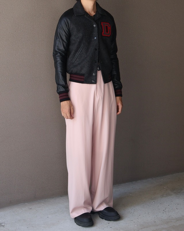 【y's】Henley neck knit top