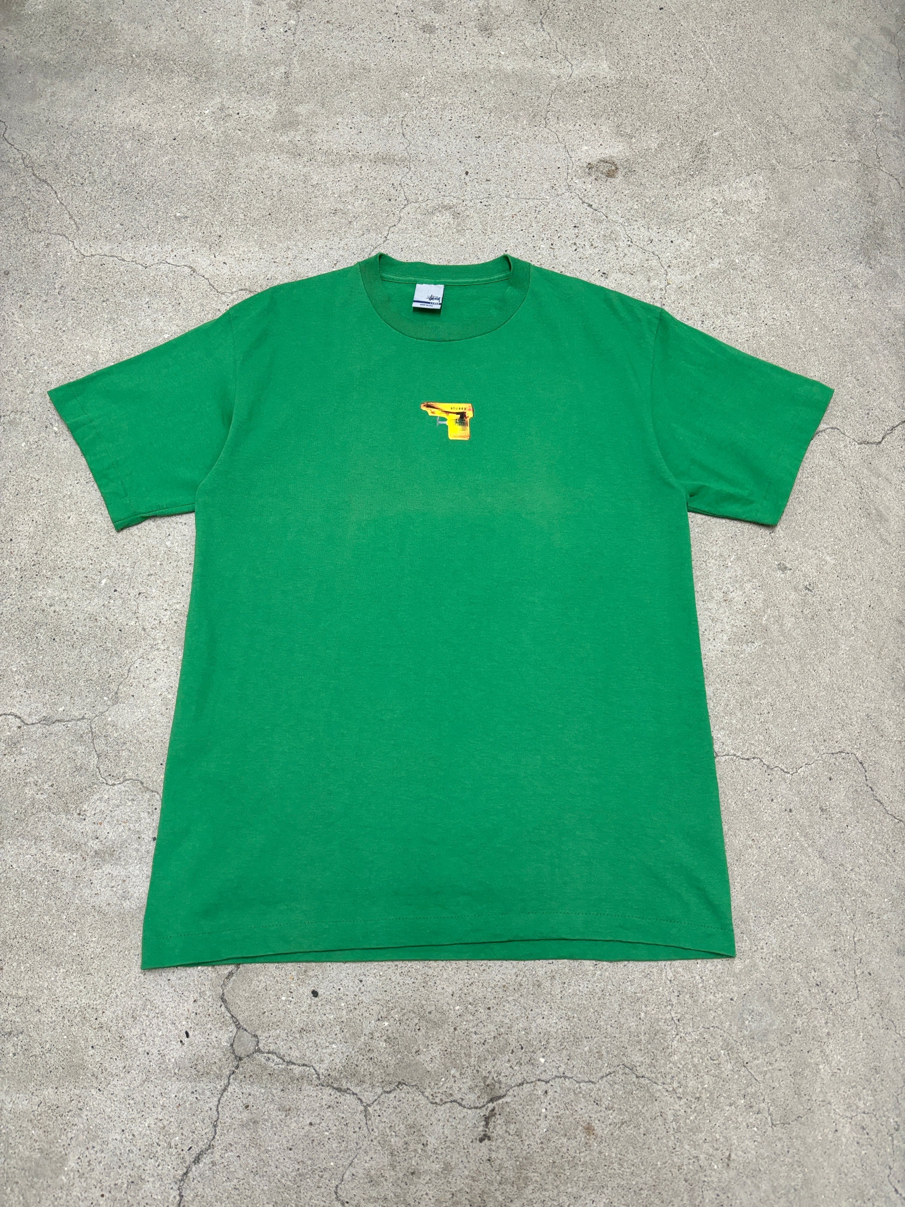 00s OLD STUSSY/Graphic print Tee/USA製/銀タグ/L/グラフィック
