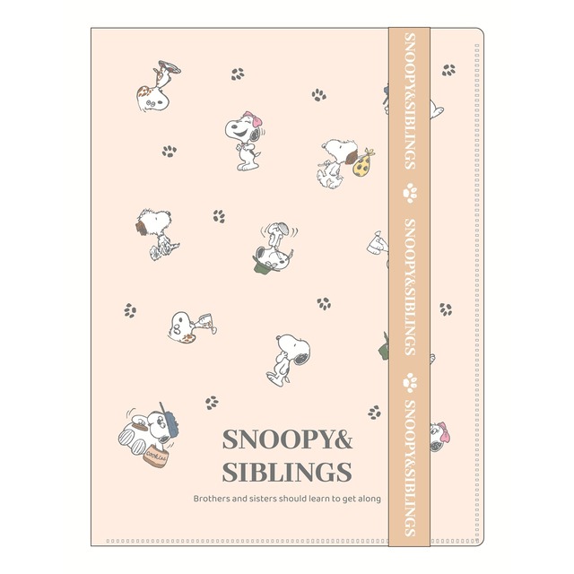 スヌーピーロゴベルト6＋1クリアファイル SNOOPY＆SIBLINGS(4720645)