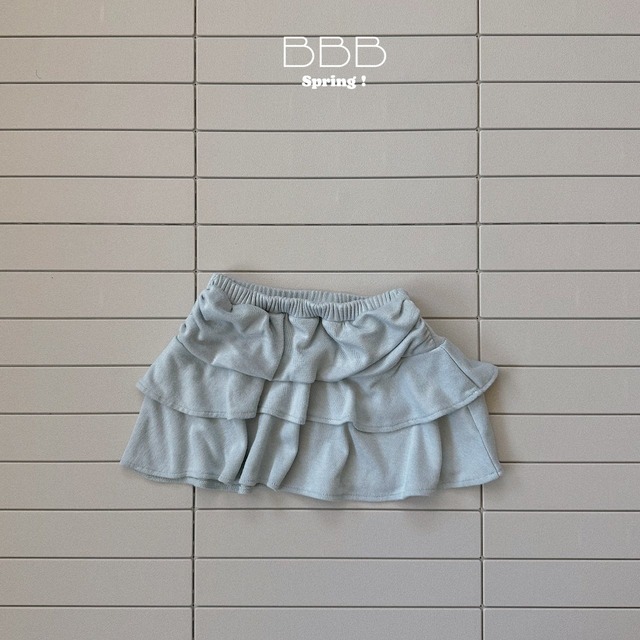 【取寄】bella bambina｜bebe tiered skirt (solid)｜ベベキャンキャンスカート（無地）｜12M-S｜baby｜26 spring