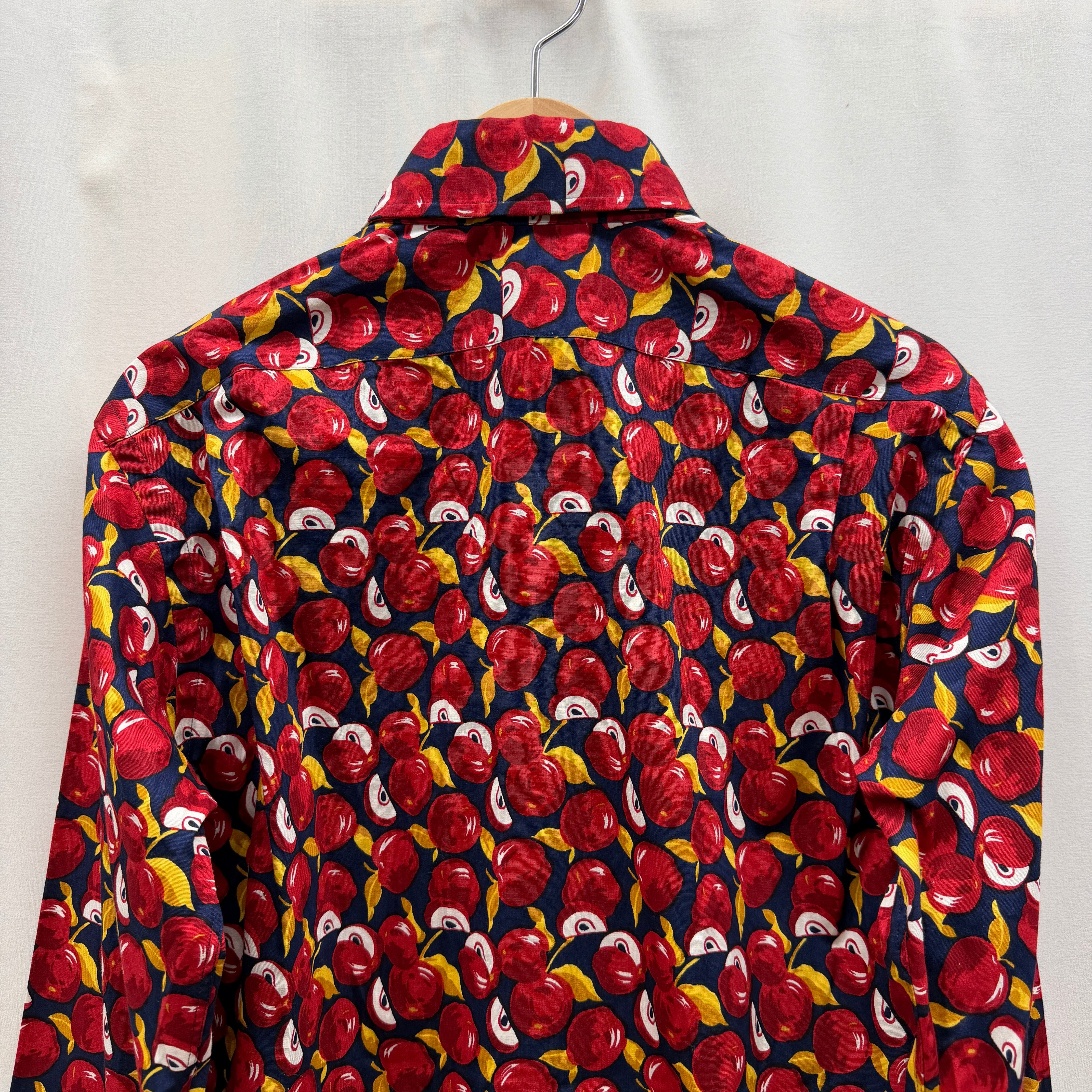 VINTAGE】70s vintage shirt リンゴ柄 シャツ | no pain no gain(ノー