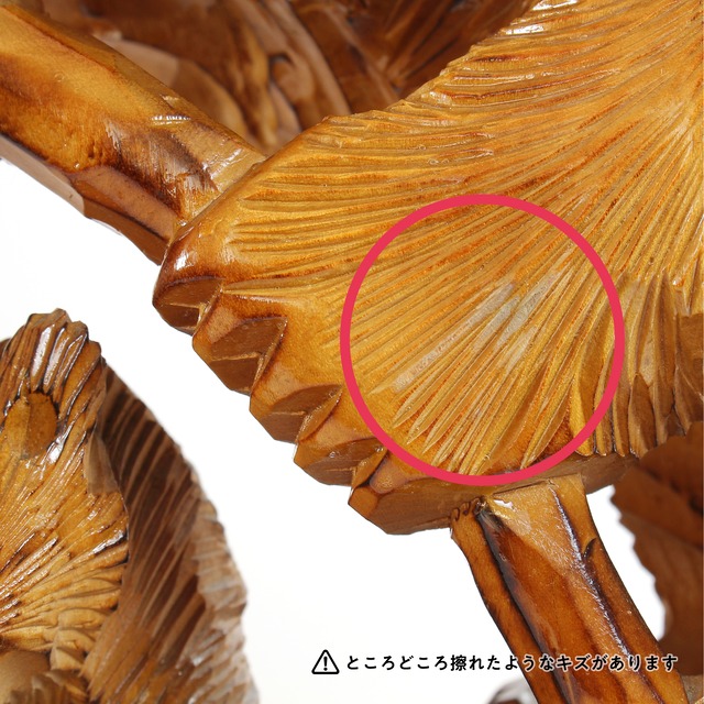 親子くまの木彫り