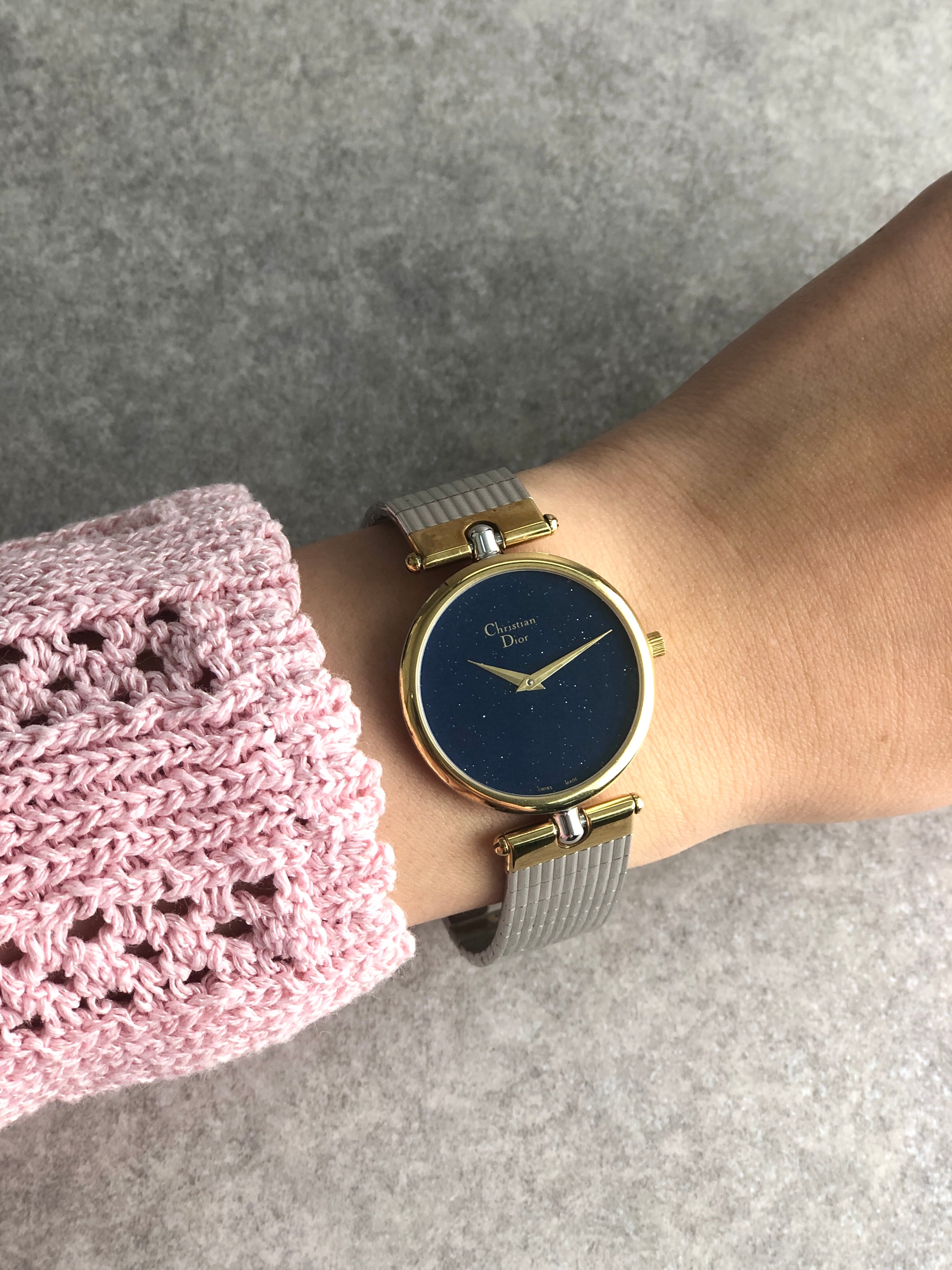 Christian Dior クリスチャン ディオール 腕時計 シルバー×ゴールド