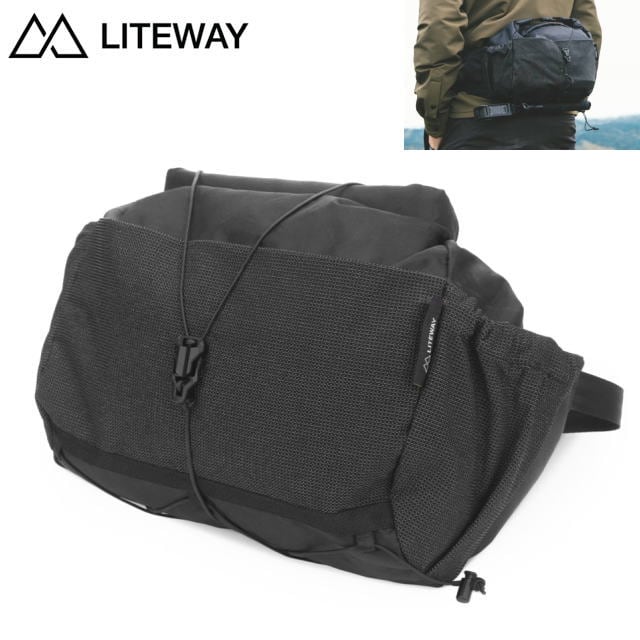 LITEWAY ライトウエイ ウエストポーチ HIP PACK ヒップパック 10L