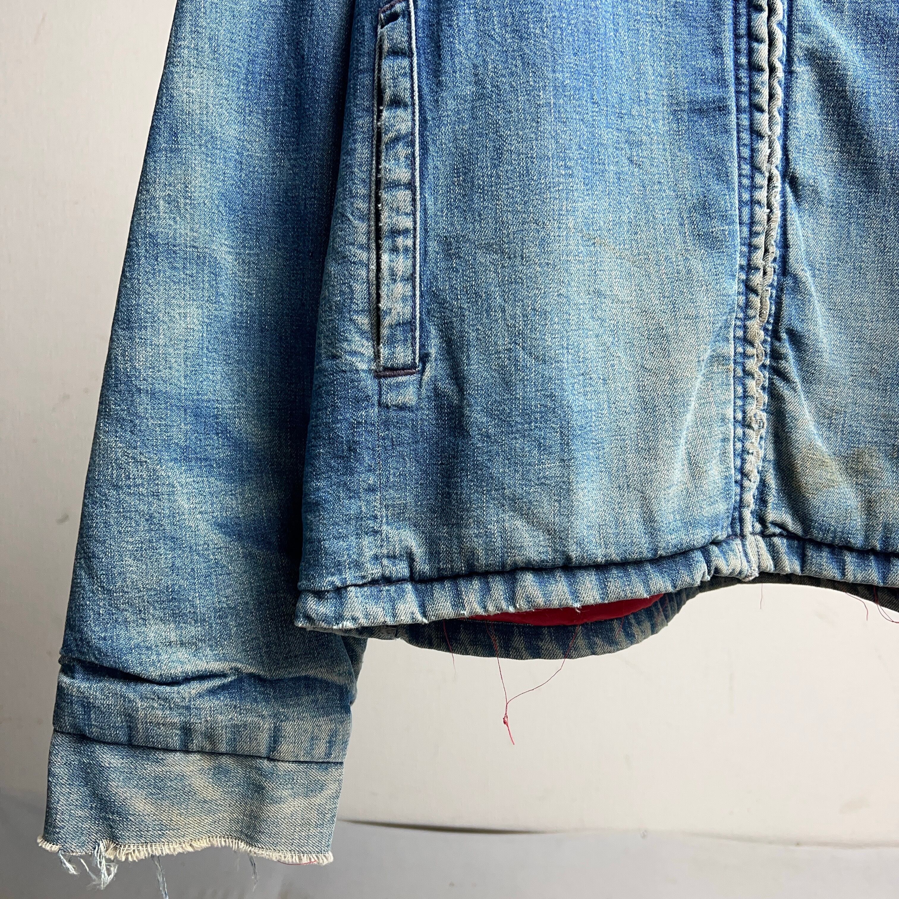 60's BIG MAC Lined Denim Jacket 60年代 ビッグマック キルティング