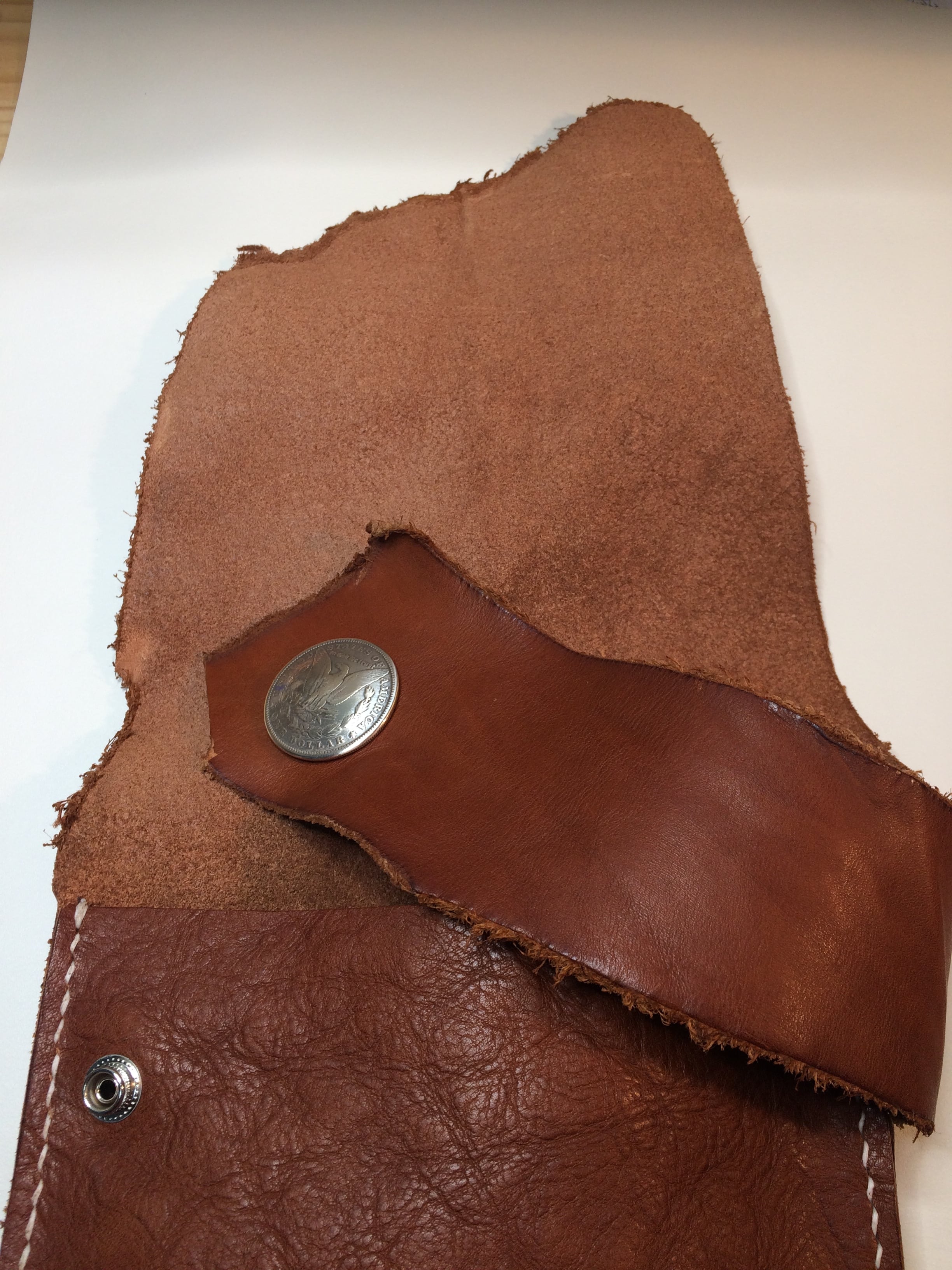 本革メディスンバッグ手縫い | 革細工#岡田屋_鈴鹿