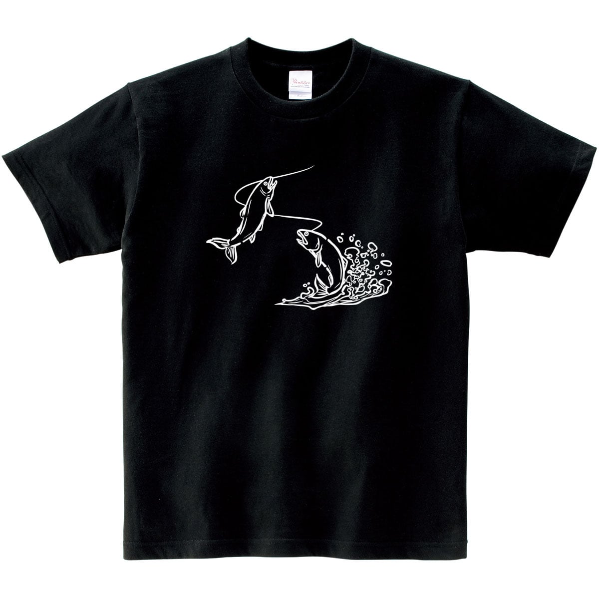 選べるデザイン 鮎 友釣り 線画 アユ Tシャツ rf23 半袖・長袖 渓流