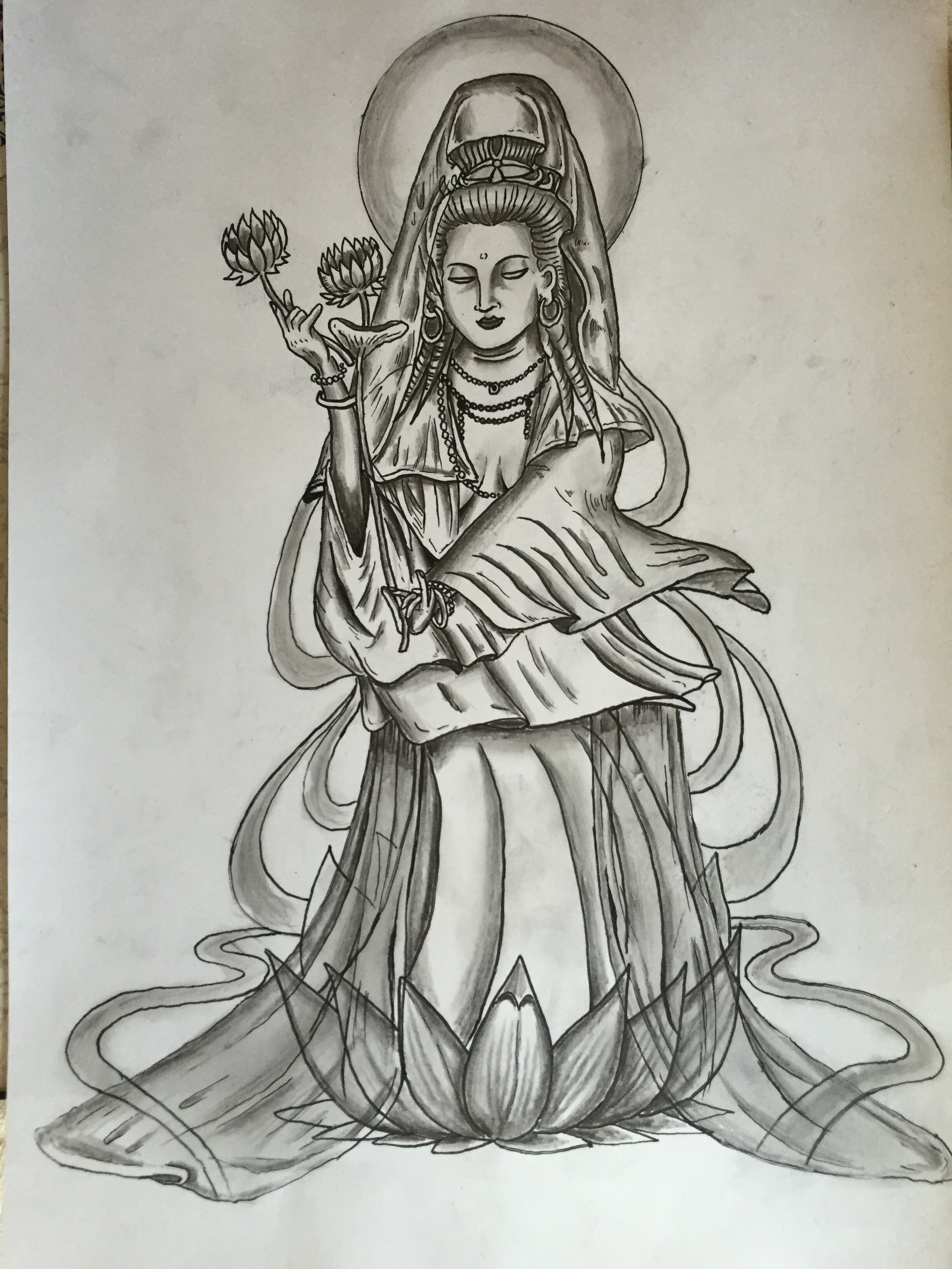 観音菩薩 イラストコピー R K Shop Noir De Jais 観音菩薩 イラストコピー R K Shop Noir De Jais