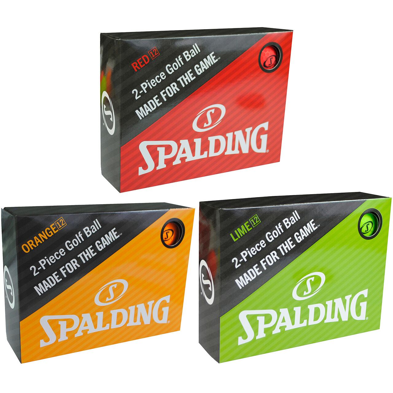 SPALDING マットカラー ゴルフボール 1ダース(12個入り) SPBA-3769