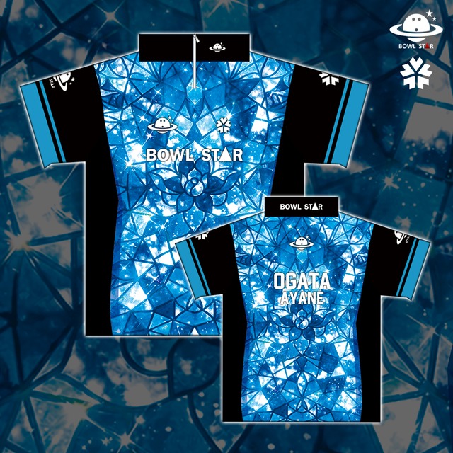 STAR LAB BLUE 2026【ULALAB × BOWLSTARコラボ】[ウェア-402]ネーム入り・完全受注生産