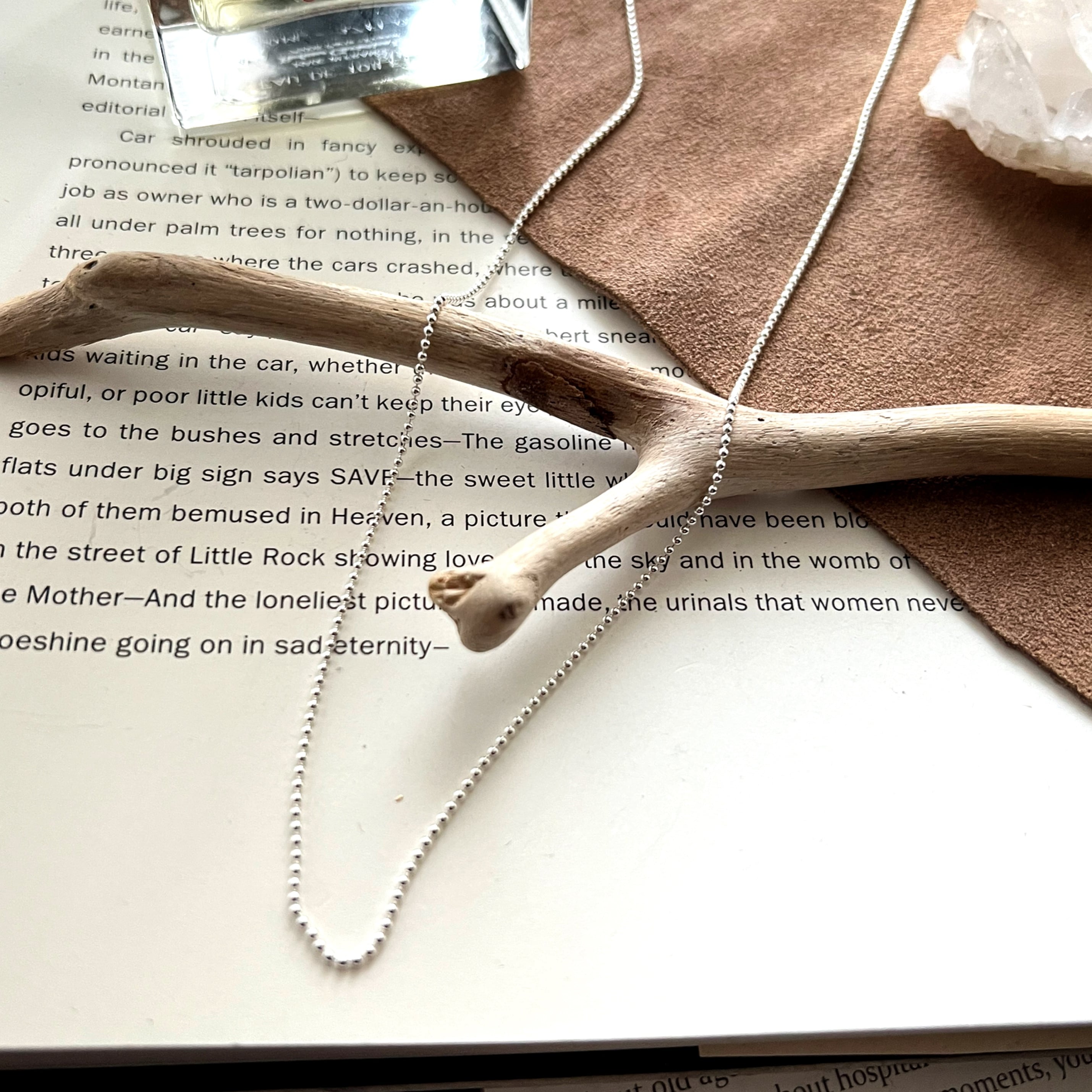 SV925 Ball Chain Necklace【SILVER】