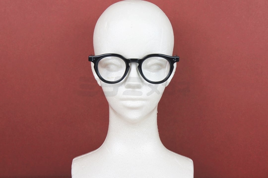 銘品晴夫作 メガネ ME-203 C-1 ボストン クラシック セルロイド