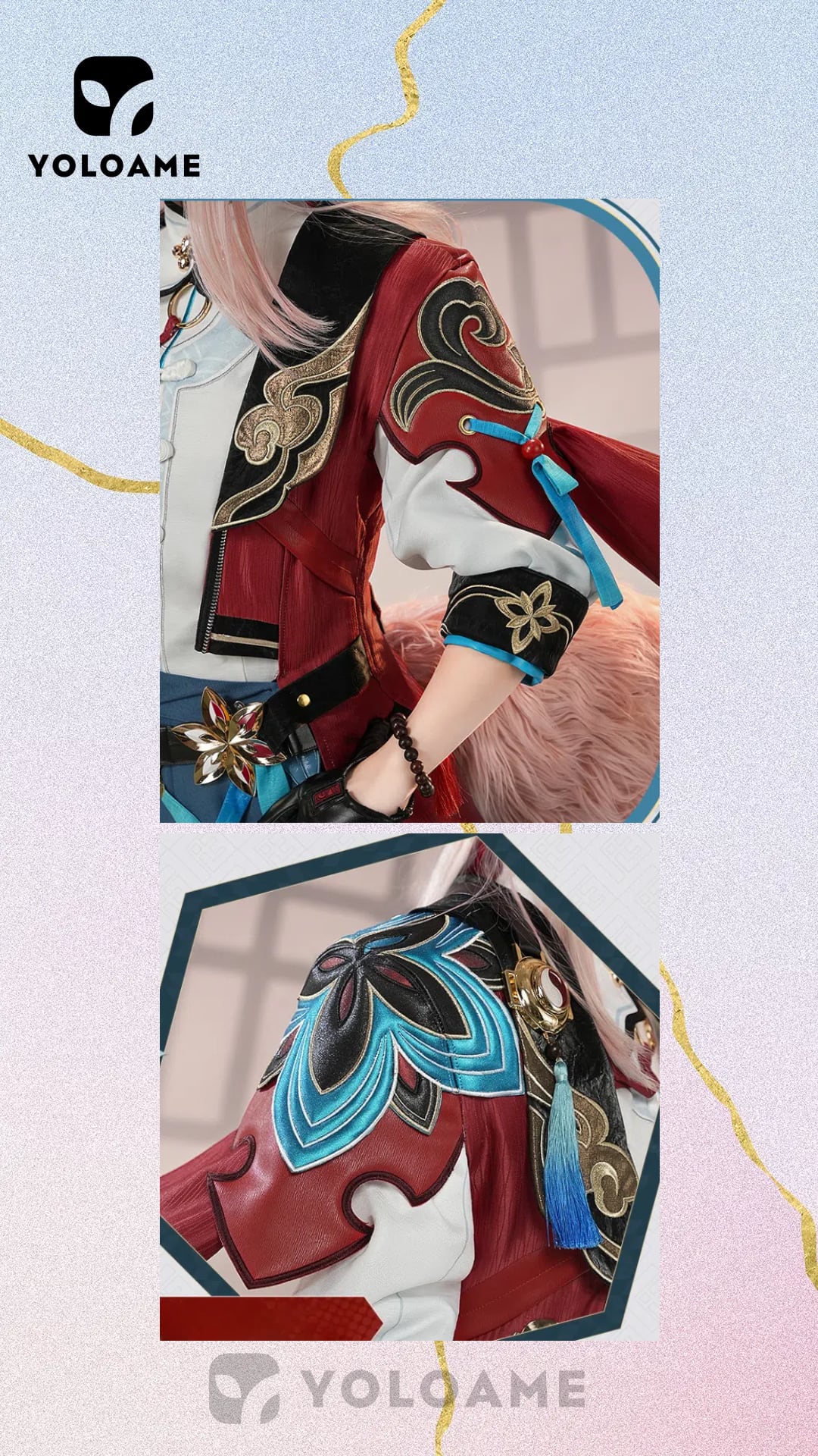 崩壊：スターレイル ジャオチュウ 椒丘 コスプレ衣装【三分妄想 1