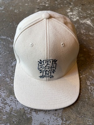 MOONEYES x DOGTOWN x BLUCO / 6PANEL CAP / キャンバスキャップ / キャップ / 158-61-052 / COLOR WHITE