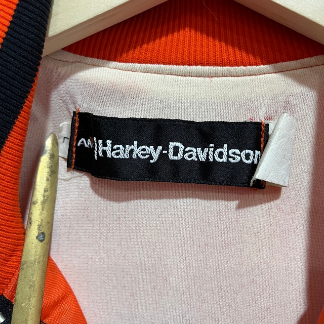 『送料無料』Harley-Davidson ナイロンジャケット　70s AMF オレンジ