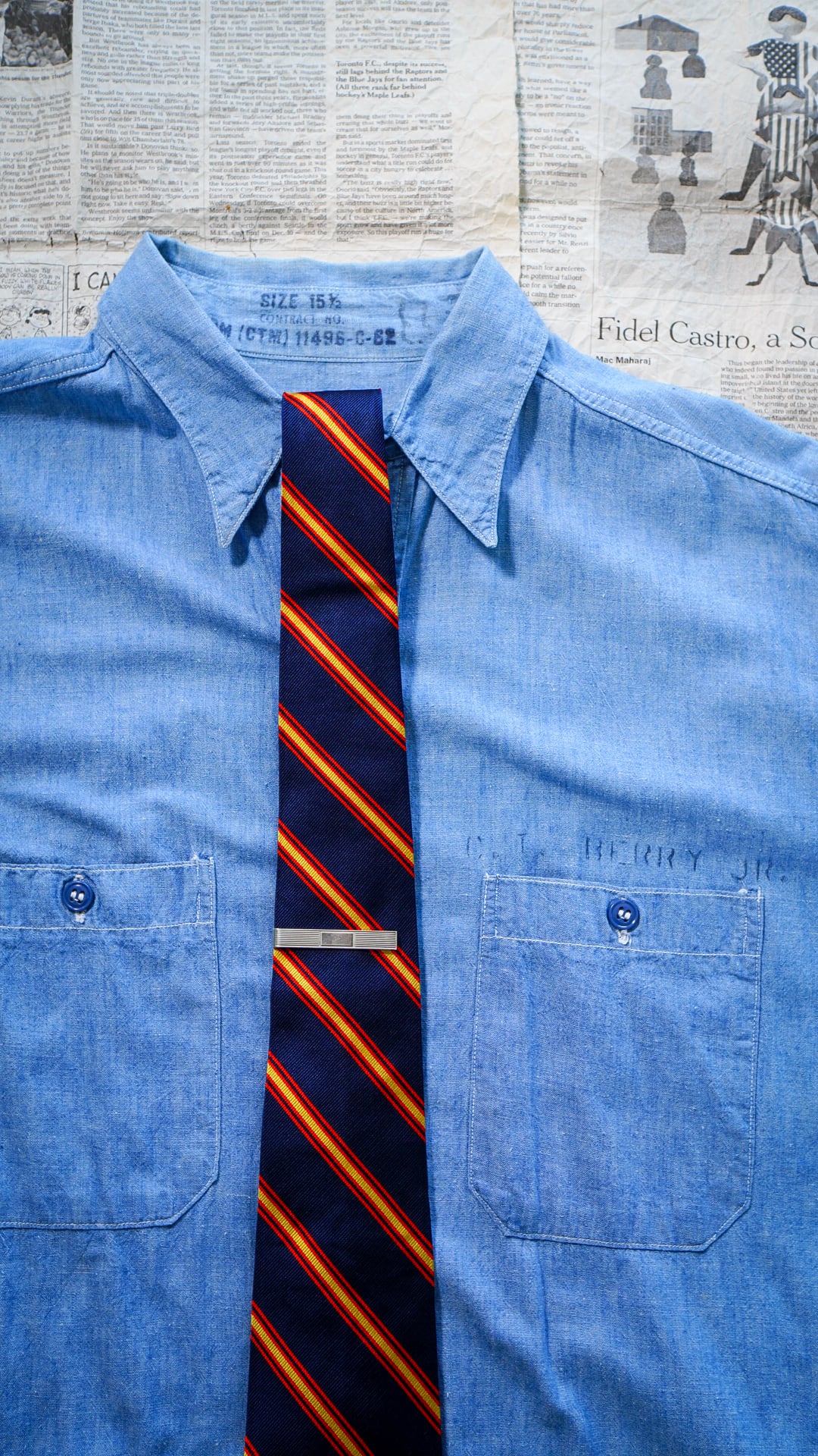 1960s】BROOKS BROTHERS ブルックスブラザーズ レップタイ 《黒タグ