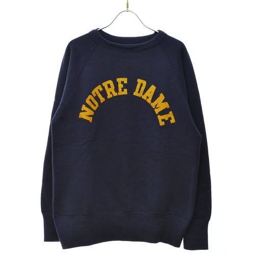 CHAMPION / チャンピオン50s 小文字ランタグ NOTRE DAME長袖スウェット