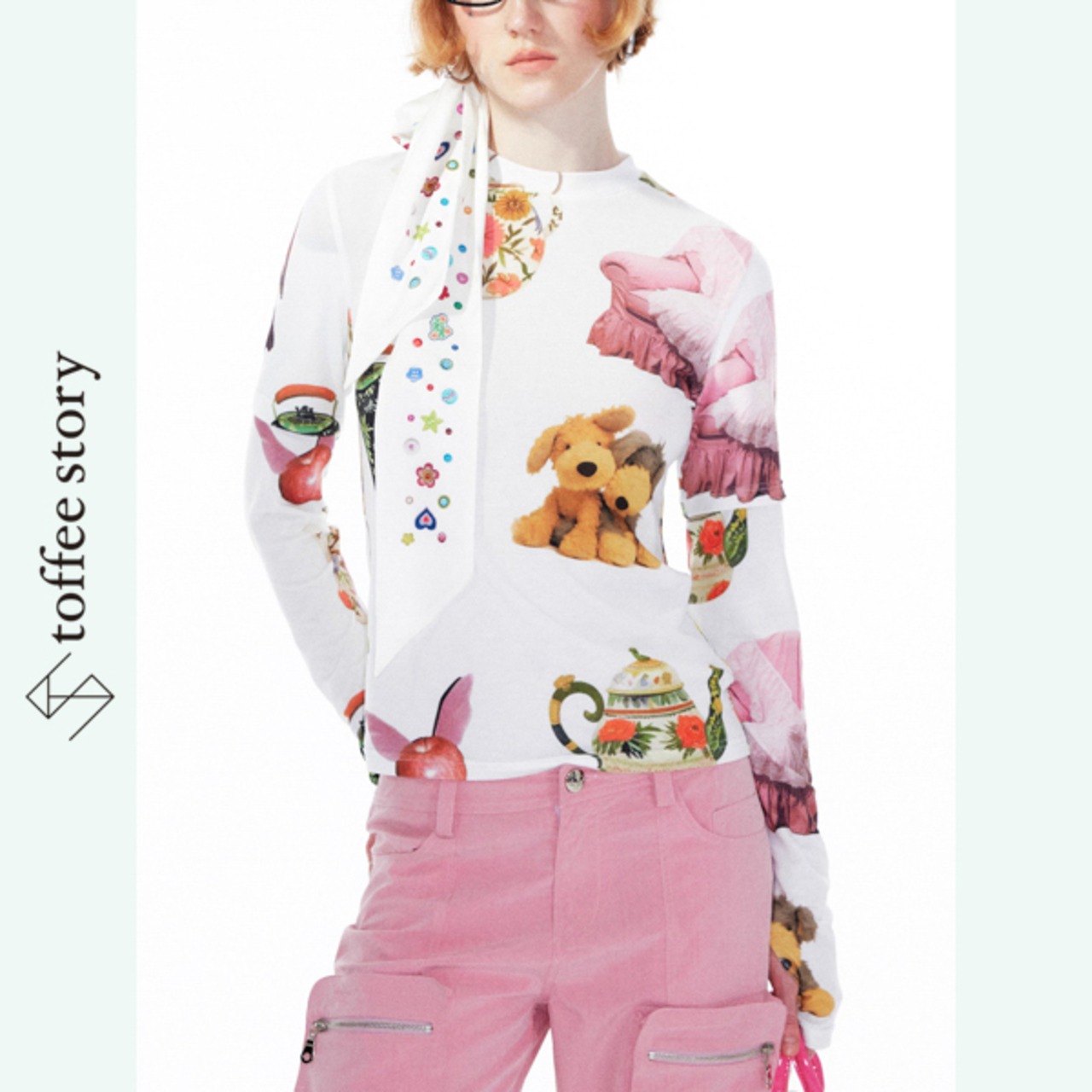 ドリームコラージュ・プリントトップス 《B0013》