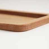 i ro se playwood leather tray