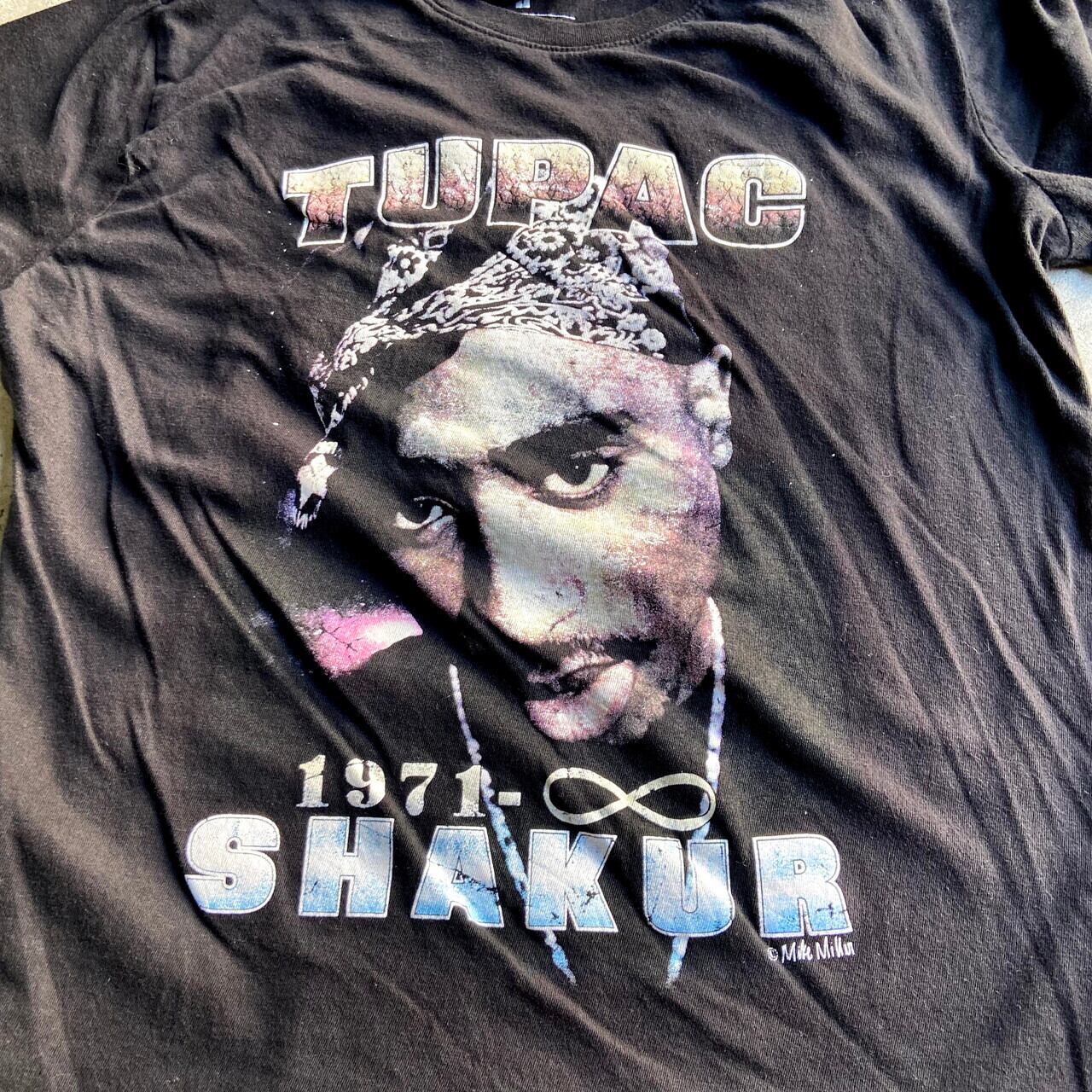 2PAC フォトプリント ラップTシャツ メンズS 古着 TUPAC