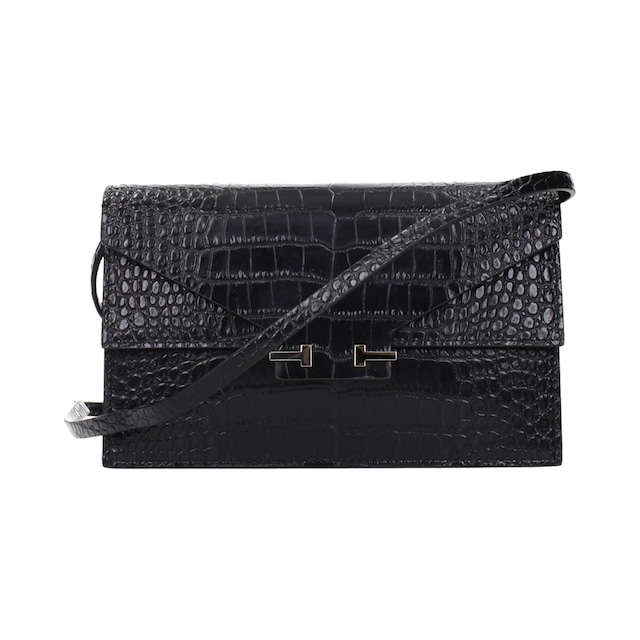 TOM FORD トムフォード レディース クラッチバッグ レザー ブラック