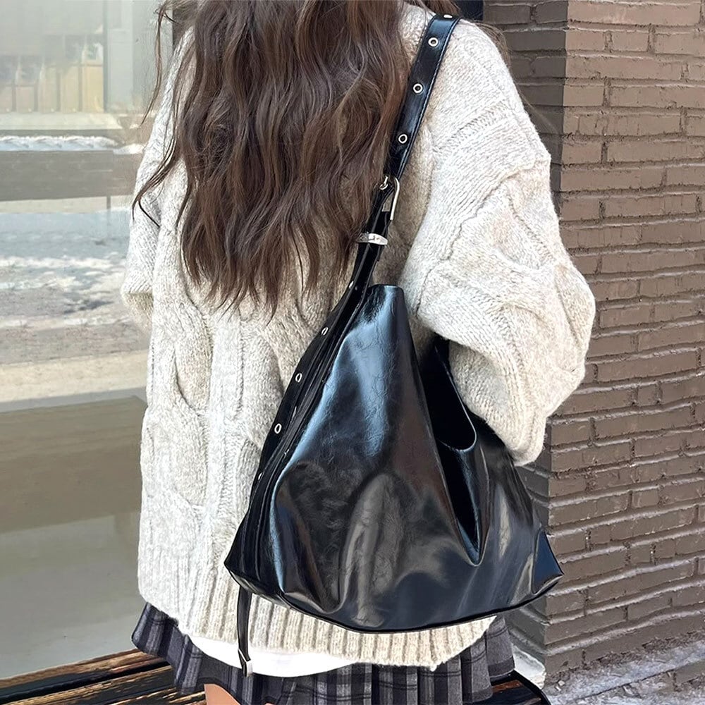 PUレザー トートバッグ レディース 韓国 A4 大容量 バッグ 大人