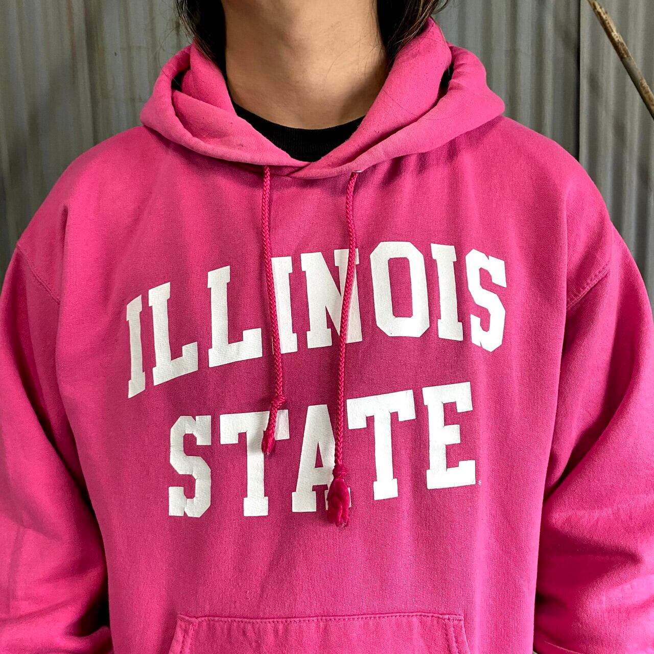 グッドカラー チャンピオン プルオーバースウェットパーカー メンズL