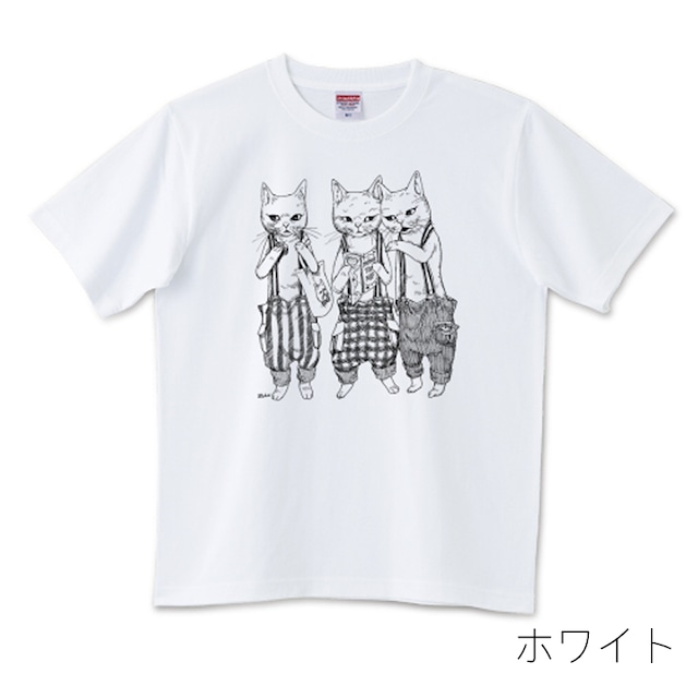 【受注生産】3匹のねこ　T-shirts