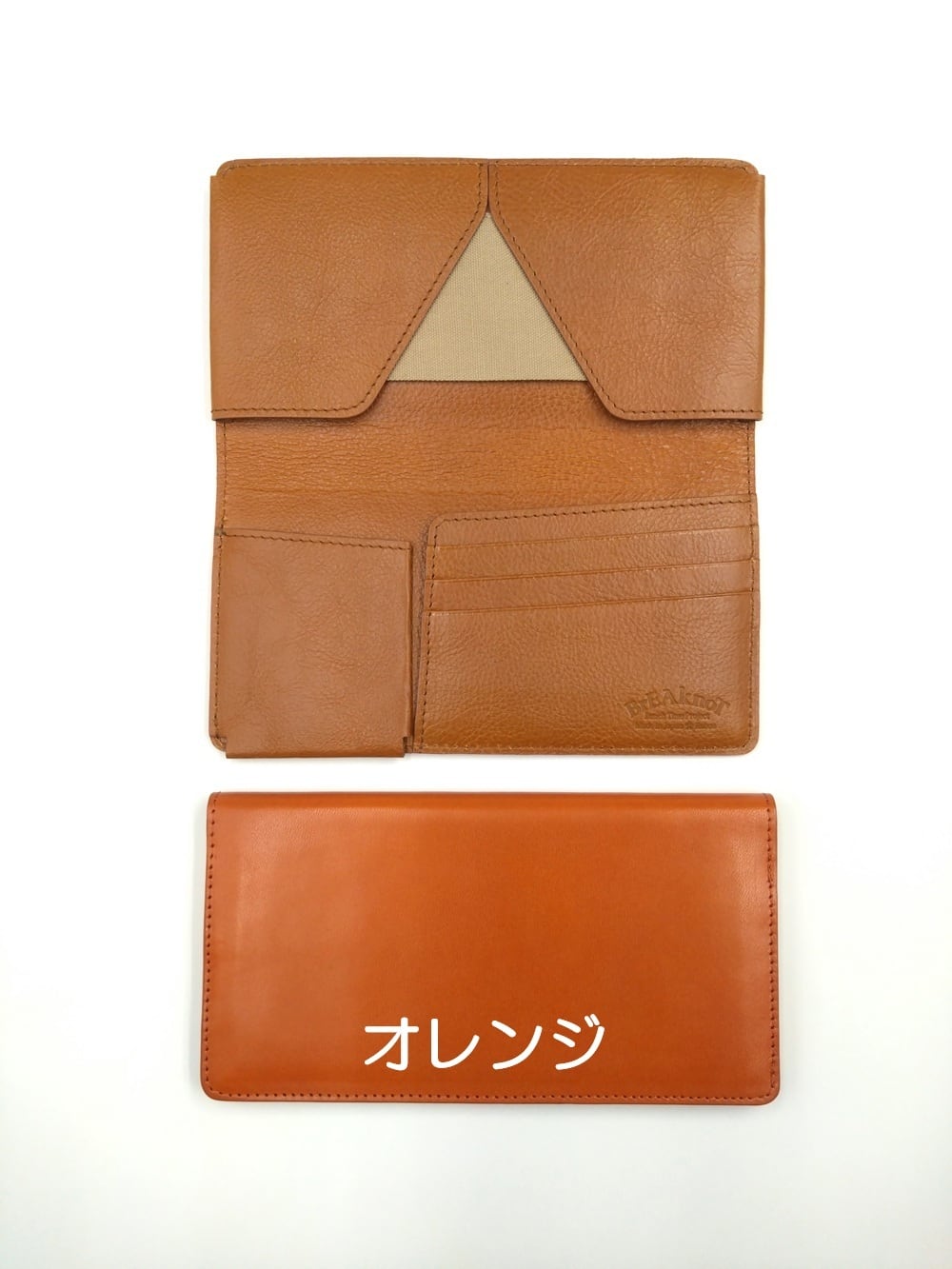 Ollet - J（栃木レザー）/ 小さい束入れ（小銭入れ無し長財布）/ 薄い