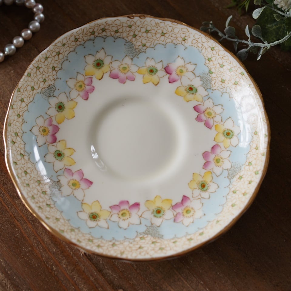 【TUSCAN】タスカン ホリホック プレート6枚/アンティーク食器 TUSCAN】タスカン ホリホック プレート6枚/アンティーク食器 英国