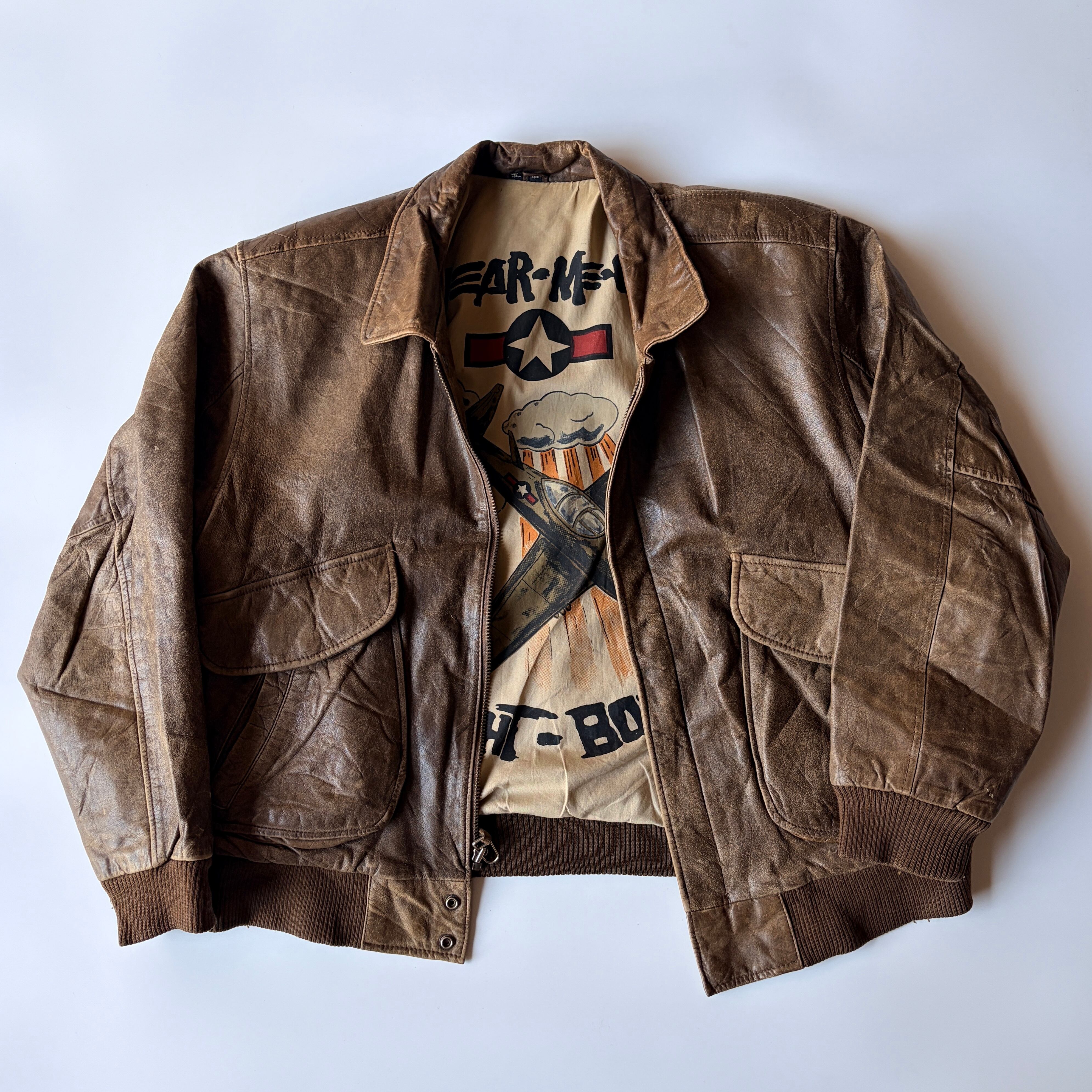 40s ドイツ軍　ルフトヴァッフェ　ラビットファー ノーカラー ジャケット 40s- German Army rabbit fur liner jacket ドイツ 軍 ルフトバッフェ
