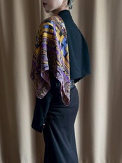 broach & scarf mode set jacket-5068-11