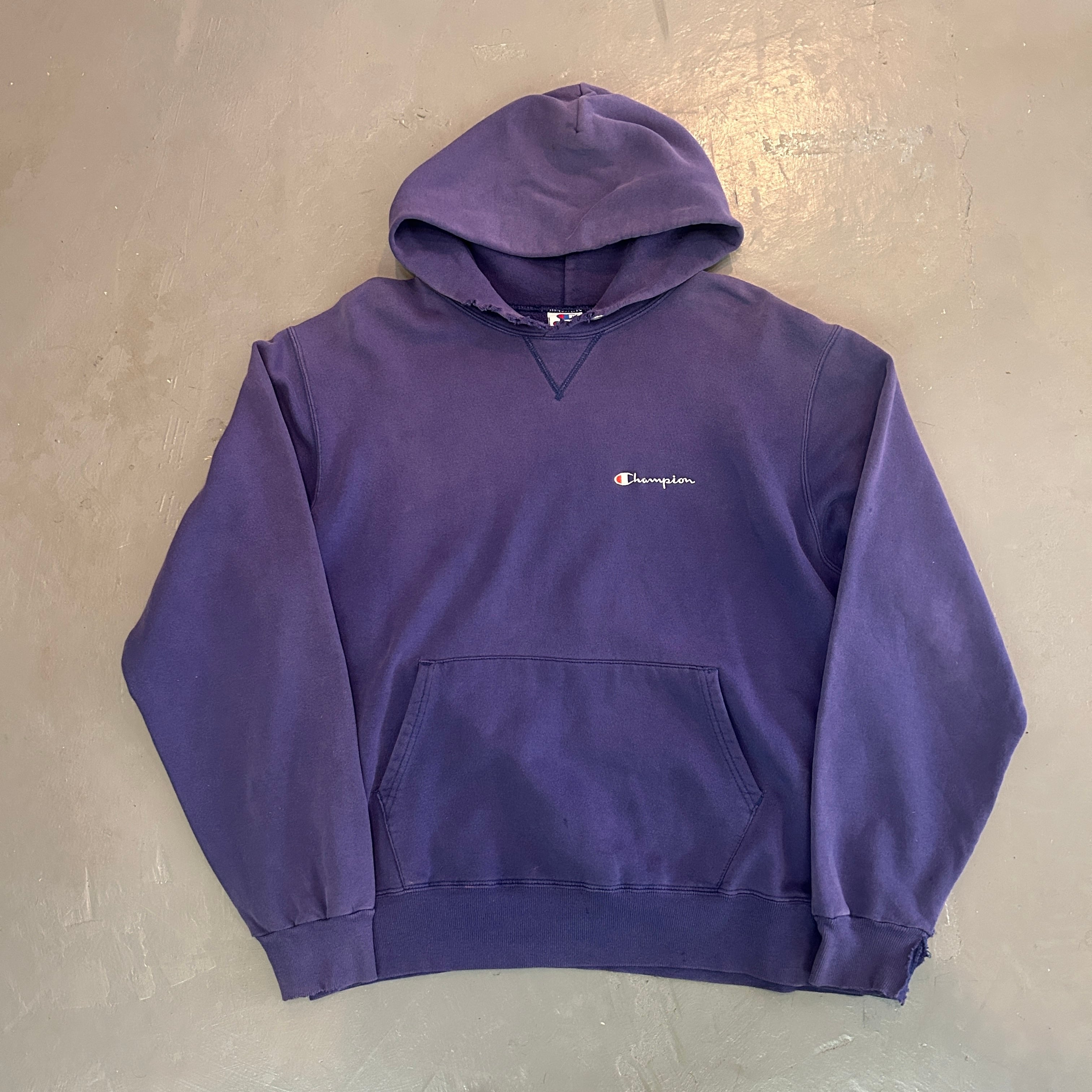 90s adidas hoodie / MADE IN USA ネイビー パーカー アディダス