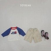 韓国子供服 / 26Autumn / soybean / wonder ラグランTシャツ / キッズ服 / ジュニア服 / 秋服 *XS~JM*