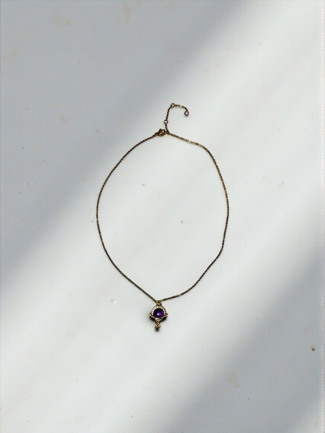 Saturn Orbit Necklace｜揺るがぬ富と成功を築く土星の軌道【金運・財運アップ】