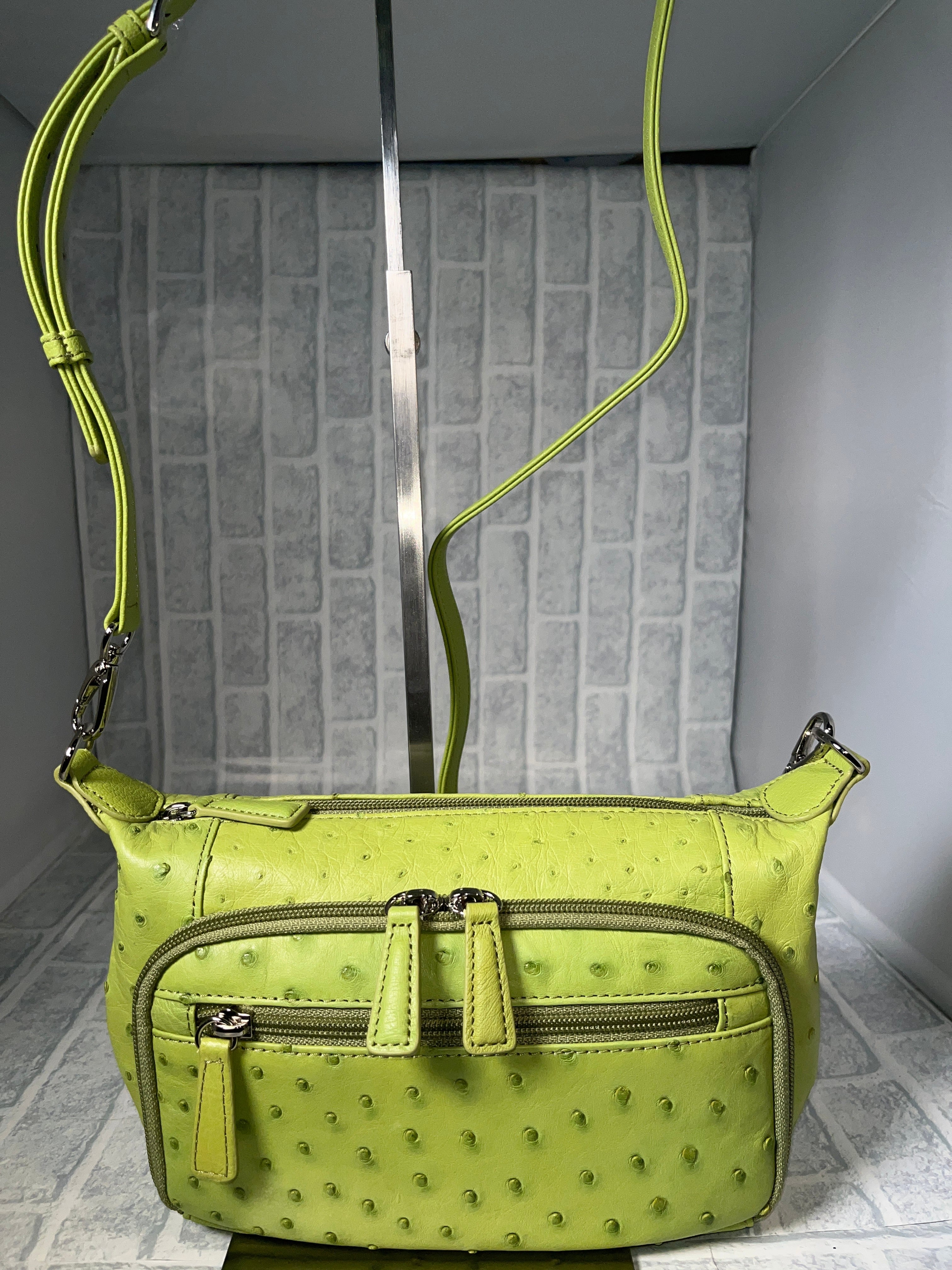 オーストリッチ(グリーン)バッグ