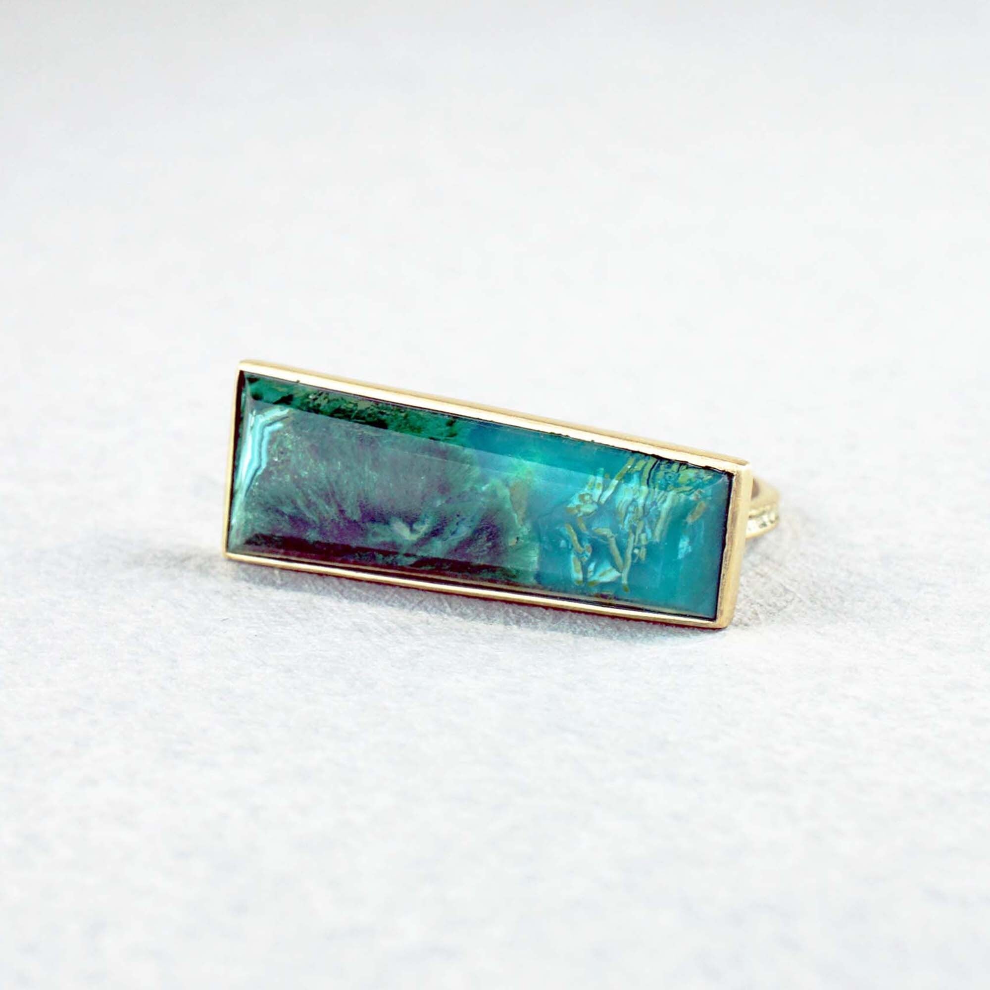 One n' Only / Chrysocolla Ring（CR044-CC）