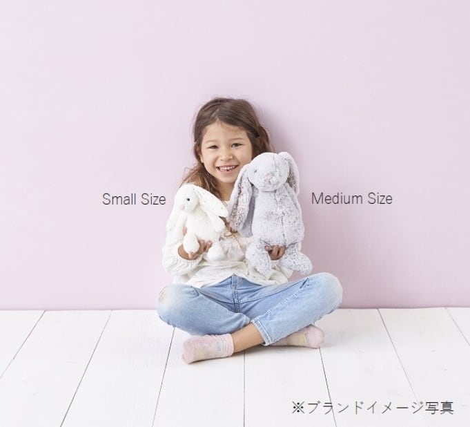 Jellycat ジェリーキャット｜Blossom Sage Bunny Medium_BL3SG Mサイズ うさぎ ぬいぐるみ |  Kids＆Baby Primii