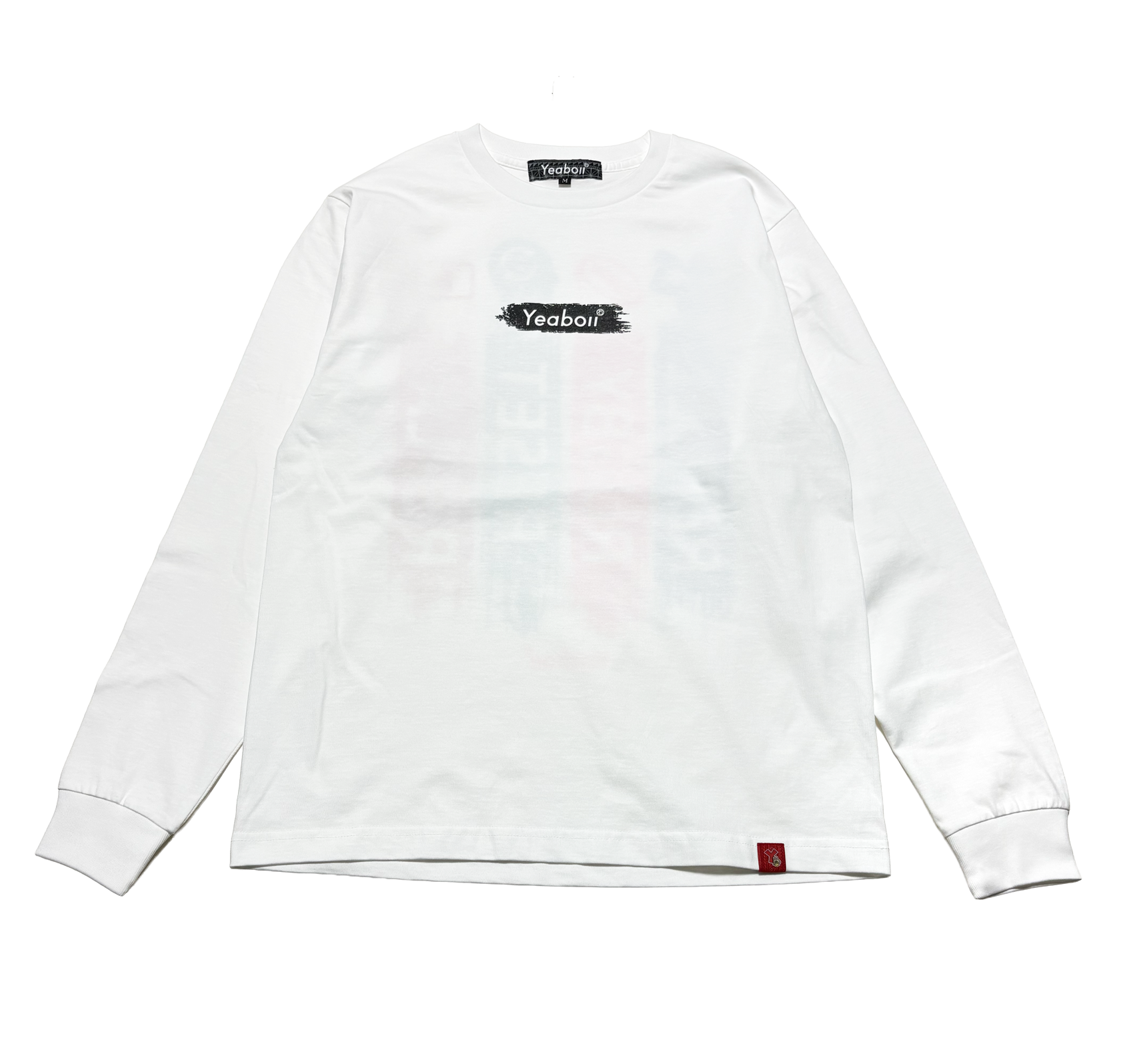カラフルロングTシャツ/ ホワイト | Yeaboii Online shop