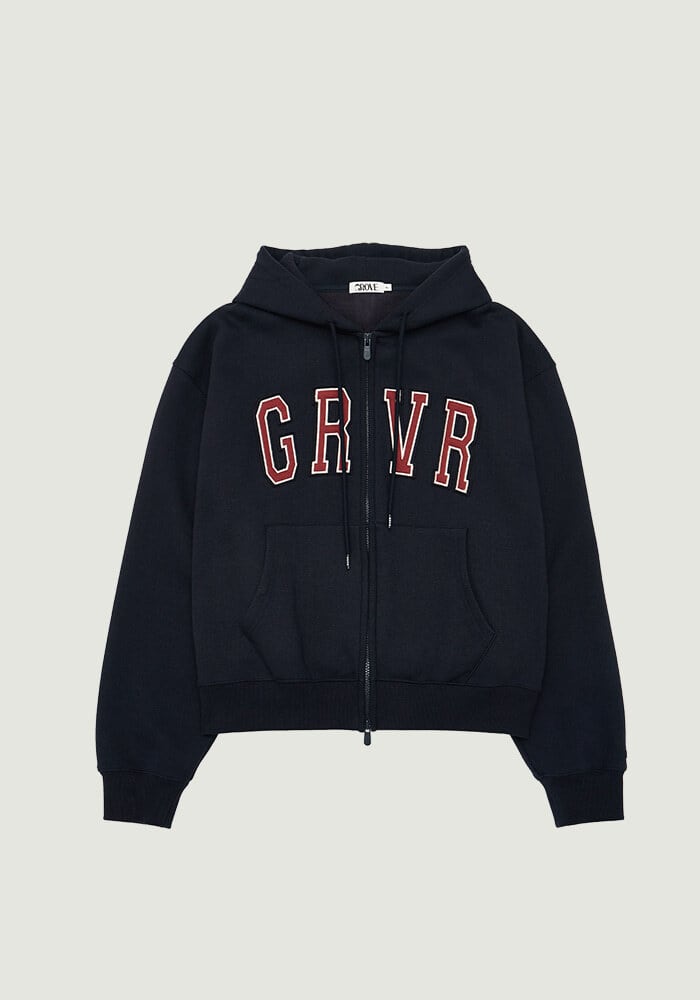 GROVE] GRVR OVER HOODIE ZIP-UP 正規品 韓国ブランド 韓国