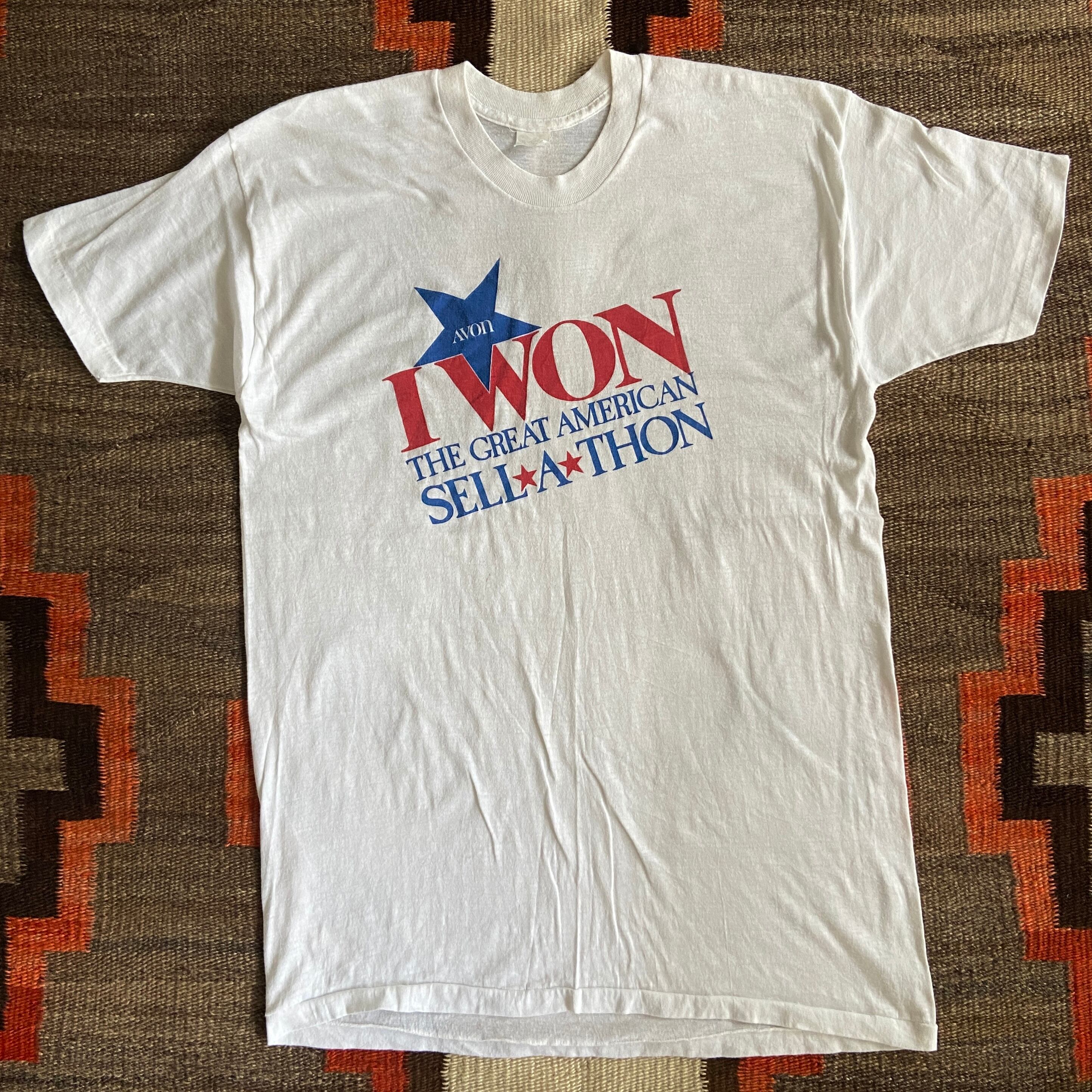 1980s AVON Tee XL Made in USA F660