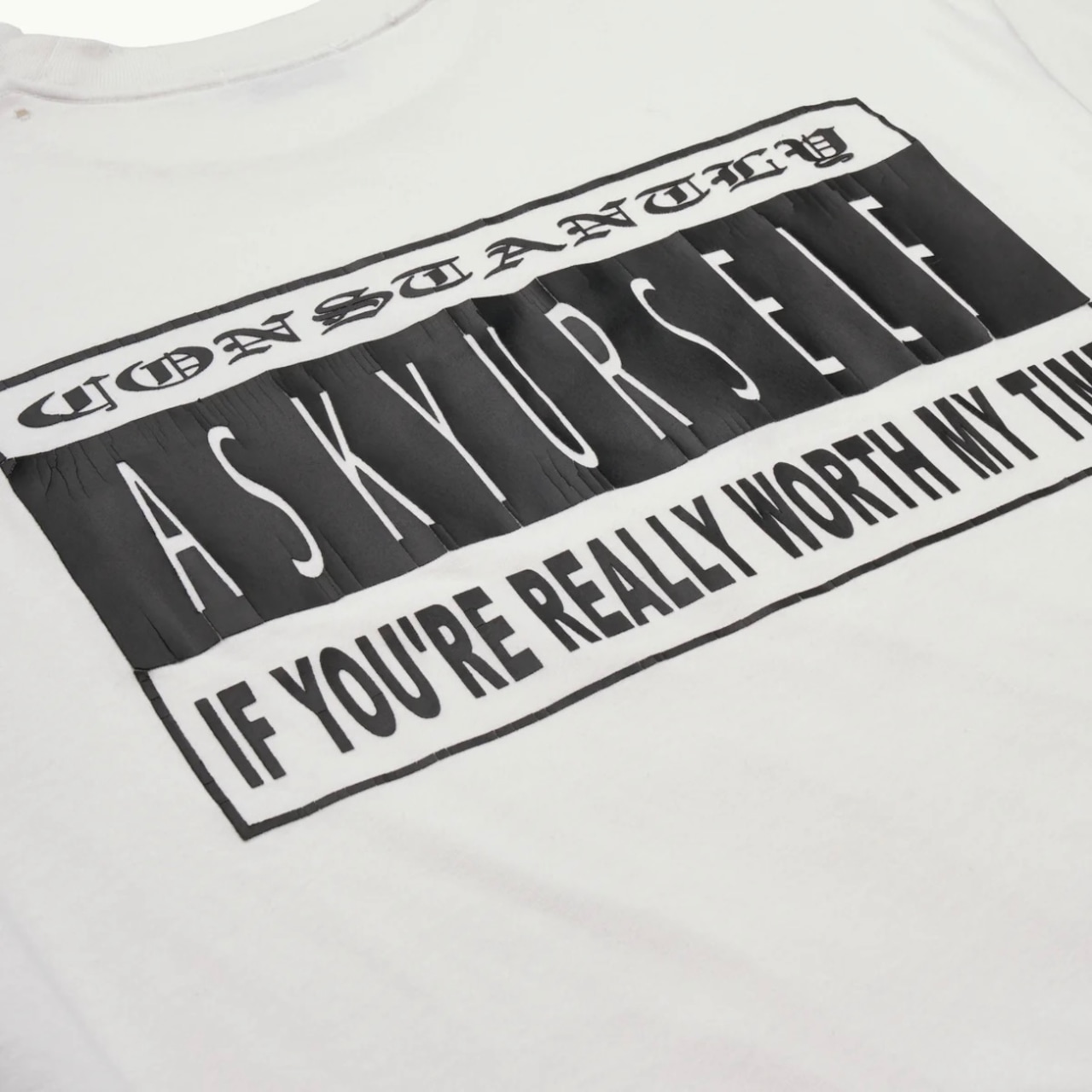ASKYURSELF / parental tee white