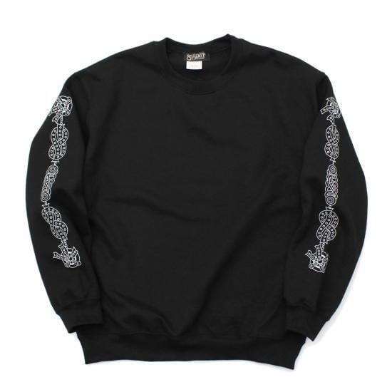 "THE CHRONIC" CREW NECK SWEAT #WHITE